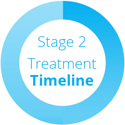 Detailed timeline of stages of treatment